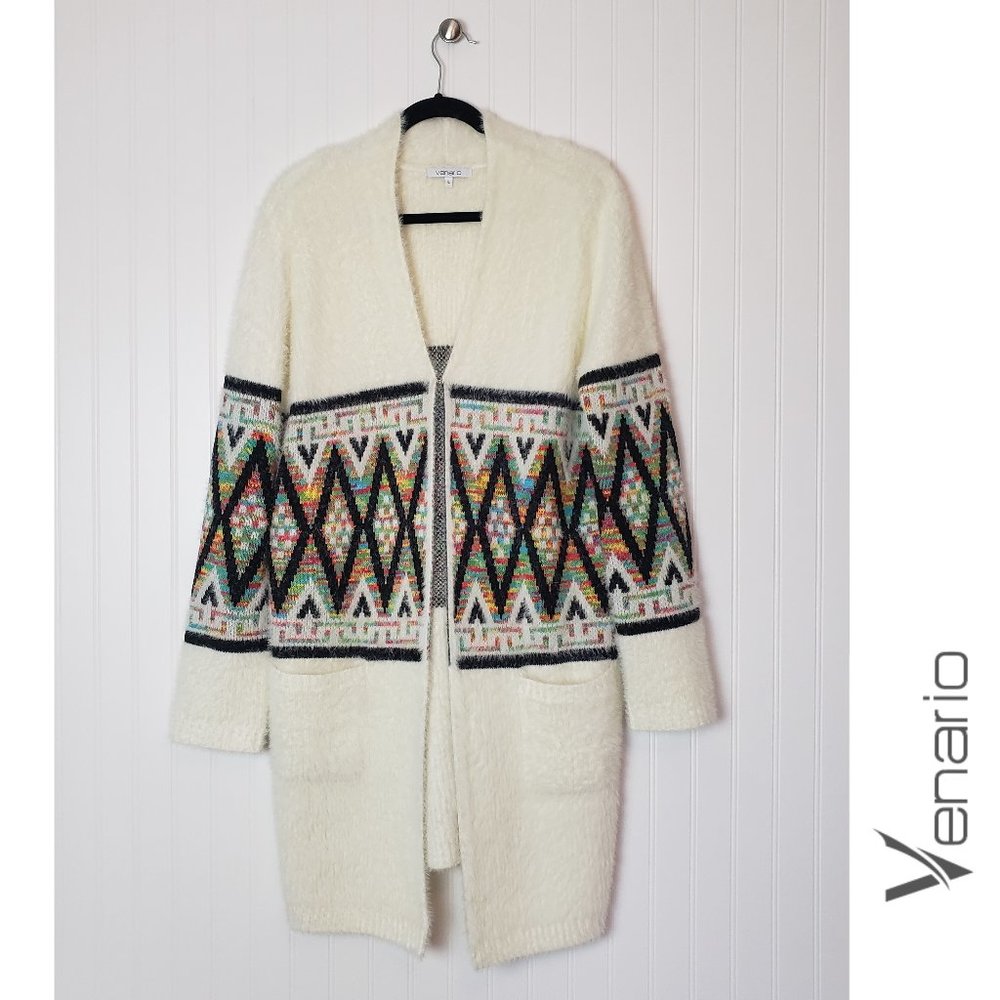 EUC Venario Aztec Cardigan - Super Soft!